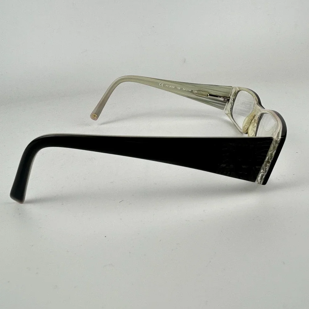 Anne Klein AK8058 159 Women Eyeglasses Frame Black Plastic Full Rim 54-14-135 mm